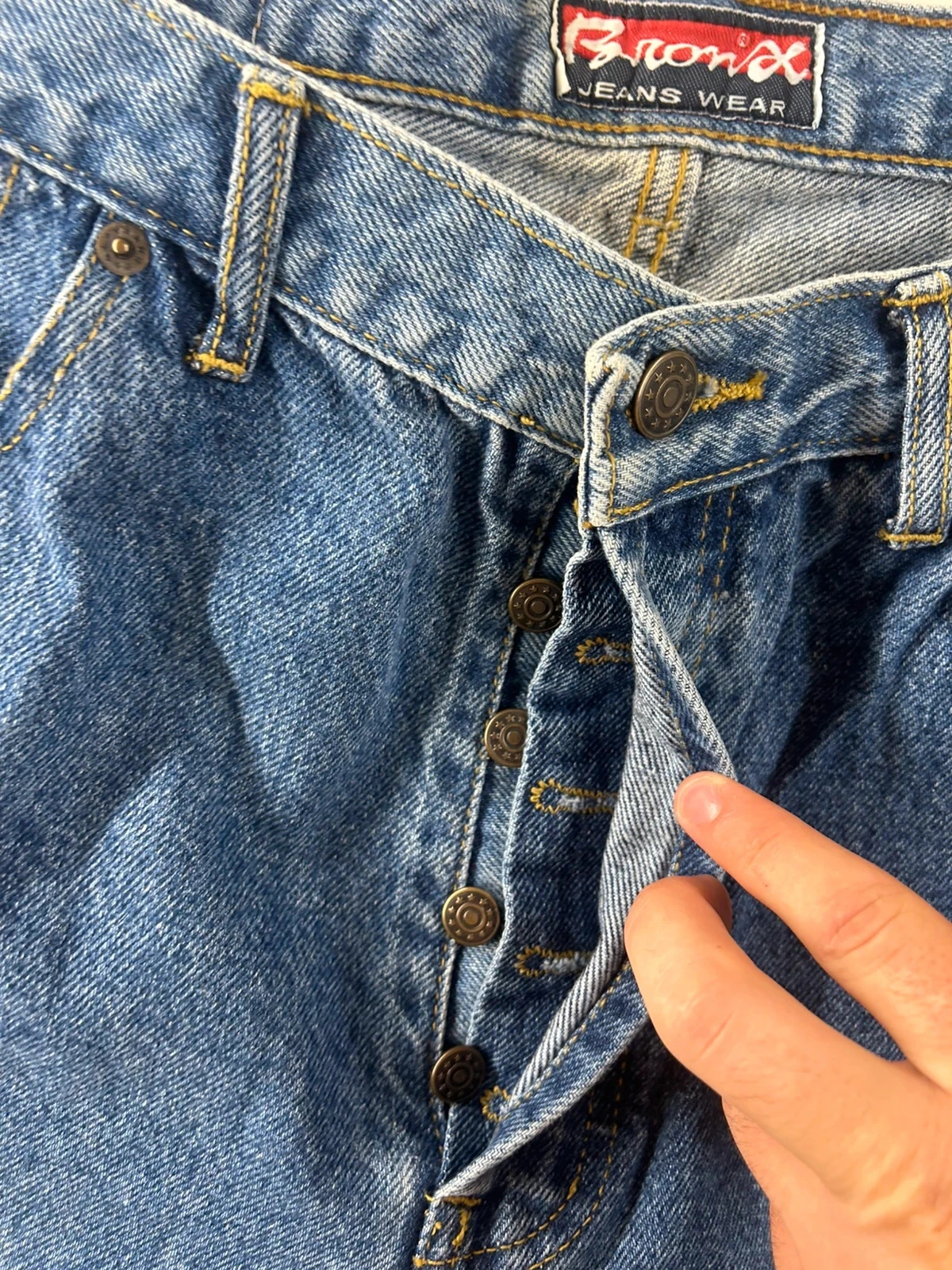 Jean reto azul vintage Bronx jeans wear tamanho 46 – photo 10